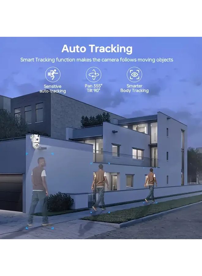 SCL 90 Color 5GHz Dual Lens Outdoor Security Camera AI Human Detection Pan Tilt Tracking - Image 5
